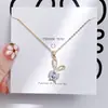 Colar de Borboleta para Mulheres, Aço Titânio, Não Desbota, Versátil, Corrente de Clavícula em Formato de Coração, Acessório de Corrente para Pescoço Simples e Fashion, Luxo Leve