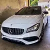 Adecuado para Mercedes-Benz Cla-Class W117 Modificación Delantera y Trasera Parrilla Central de Barra Horizontal GT Parrilla de Entrada de Aire Frontal Parrilla Central de Tira Vertical