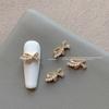 Super Flash zircão arco unhas jóias diamante Net popular diamante arco pérola unhas acessórios diamante atacado