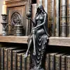 Estátua de Corvo Gótico para Prateleira de Novo Produto Transfronteiriço Estátua Ornamento de Corvo Estilo Gótico