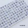 Taladro para uñas Dongzhou de 6,5 mm con punta de corazón, accesorios de joyería para bricolaje, taladro para vidrio con forma de color, taladro para uñas de tamaño pequeño