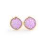 Aretes Gymnus de 10 mm acero inoxidable chapado en oro real racimo de cristal mineral aretes Gymnus AliExpress Amazon