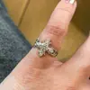 Anel de Cauda Full Diamond Vintage Popular do Xiaohongshu com Design de Nicho e Sensação de Luxo, Disponível para Dropshipping
