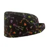 Entrega transfronteriza de gorros quirúrgicos de algodón puro para salones de belleza, gorros universales sin visera, gorros con cola de cúpula, turbantes médicos y pañuelos para la cabeza