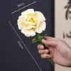 Cerámica Artificial Hecha a Mano Flores de Narciso Amasadas a Mano Decoración del Hogar Adornos Florales para Sala de Estar y Restaurante Ramo de Flores Artificiales
