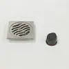 Ralo de chão anti-odor em aço inoxidável espessado, design ondulado de 6 mm para banheiro, varanda, máquina de lavar e esgoto, ralo de chão à prova de insetos