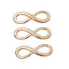 Accesorios de aleación retro para bricolaje, conector multicolor opcional de 8 palabras, zakka, directo de fábrica 2490