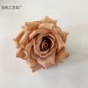 Cabeça de Flor Rosa Diamante Tecido de Seda Retrô Rosa de Canto Decoração de Paisagem Interna Flor Artificial Comércio Exterior Direto Flor de Seda