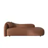 Sillón Curvo Estilo Wabi-Sabi Color Crema para Dormitorio, Apartamento Pequeño, Sala de Estar, Sillón Reclinable Perezoso, Casa de Huéspedes, Hotel, Sillón Reclinable Estilo Ocio