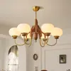 Candelabro Retro Francés Estilo Medieval Dormitorio Sala de Estar Luz Principal Estilo Chino Nuevo Americano Simple Estudio Comedor Lámparas Venta al por Mayor