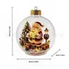 2026 Bola de Natal Criativa Quente de Vendas Transfronteiriça Enfeite Decoração de Casa de Feriado Presente Artesanato Bola de Natal