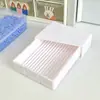 Organizador de cuentas para rompecabezas para creaciones hechas a mano, caja de almacenamiento de plástico para cuentas de rompecabezas con diseño de ranura vertical 3D, gran capacidad para clasificar