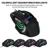 Mouse para juegos con cable G6 al por mayor en stock de fábrica transfronteriza, mouse e-sports de pollo con 7 botones y luz emisora de respiración colorida
