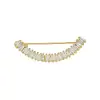 Exquisita Sonrisa Broche de Hebilla Antirreflejo Diseño Niche con Sentido para Mujer Combinación Universal Accesorios para Camisa Pin para Cuello Fijación para Ropa