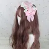 Estilo Japonês Menina Suave Lolita Faixa de Cabelo Grampo de Cabelo com Renda lolita Doce Diário Versátil kc Acessório de Cabeça com Laço Faixa de Cabelo