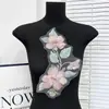 Nuevo Bordado de Cuentas Malla Bordado Estéreo Tela Adhesivos Vestido Camisa Ropa de Actuación Ropa de Baile Material de Decoración