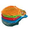 Bolsa de red de algodón portátil y conveniente para supermercados, bolsas de red para frutas y verduras, bolsas de red de algodón.