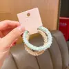 2025 Nova Faixa de Cabelo de Pelúcia Colorida Corda de Cabelo Macia Coreana de Alta Qualidade Versátil Elegante Cor Doce Acessórios de Cabelo da Moda