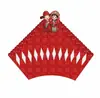 Boda Día Nacional Carácter Doble Felicidad Estilo Chino Cubo Abrazo Forma Rápida Rojo Festivo Ramo Papel de Modelar Papel de Regalo Al por Mayor