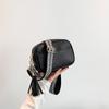Elegante moda simples estilo coreano alça de ombro largo bolsa pequena para mulheres 2024 primavera novo all-matching ins crossbody bolsa quadrada pequena