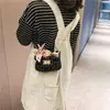 Bolsa infantil estilo coreano bolsa de ombro fofa de princesa bolsa transversal infantil de coelho de desenho animado flor para meninas