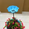 Novo Espeto de Flor de Metal Feito à Mão para Jardim - Alimentador de Pássaros Floral de Metal Feito à Mão para Jardim
