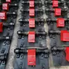 Talla 6 para Jóvenes(Z) Topes Neumáticos para Autos, Dispositivo Antideslizante para Rieles, Equipo de Bloqueo para Vagones de Mina, Qiancheng