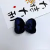 Flor de Terciopelo Tridimensional Flor para Zapato Semi-Terminada DIY Accesorios para Funda de Teléfono Lazo de Terciopelo Dorado Lindo de Dibujos Animados Otoño e Invierno