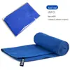 Toalha esportiva leve e respirável, dupla face em fleece, absorvente de água, secagem rápida, toalha de bolso para jogar bola, toalha para tapete de yoga e fitness, toalha de banho, personalizável