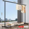 Perchero de Ropa Plegable para Dormitorio y Hogar de Pie, Colgador Plegable para Interiores, Almacenamiento Sencillo, Tendedero para Balcón, Engrosado y Reforzado