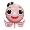 Nuevo versión Q caballito de mar pulpo delfín tiburón ballena animal marino globo de película de aluminio globo de papel de aluminio mayoreo