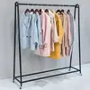 Rack de Exposição para Loja de Roupas, Prateleira Ilha de Roupas Femininas de Chão, Arara de Roupas de Ferro, Arara de Roupas, Rack Lateral para Pendurar