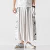 Verano nuevo estilo chino para hombre hada Hanfu grulla estilo antiguo colgante casual talla grande holgado recto pantalones de canción