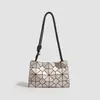 Bolsa Cuadrada Pequeña, Bolso Cruzado Nuevo de Moda para Verano, Bolso de Hombro Único para Mujer, Bolso de Cuerda Geométrico Rombo Elegante y Sencillo con Costuras