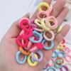 Nuevo colorido lindo lazo de goma para niños no daña el cabello anillo de toalla para bebé cuerda para el cabello tamaño pequeño anillo para el cabello tienda de 2 yuanes