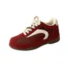 Zapatillas de Entrenamiento Alemanas Retro de Suela Plana para Mujer Otoño 2026 Nuevas Versátiles con Cordones Cómodas Antideslizantes Zapatos Forrest Gump Zapatos Deportivos Casuales