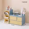 Caixa de armazenamento, gaveta de mesa, transparente e empilhável, um organizador indispensável para cadernos e material de escritório de estudantes, perfeito para organizar itens na sua mesa