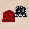 Nova tendência carta rua cruzeiro jacquard malha chapéu homens e mulheres skate quente personalidade boné pullover atacado