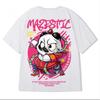 Camiseta Holgada de Manga Corta Estilo Chino para Hombre Verano 2026 - Danza del León Estilo Chino Tendencia Media Manga Pareja Marca de Tendencia Ropa para Hombre