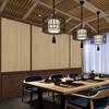 Papel tapiz de esterilla de bambú artificial, esterilla de ratán, tela para pared, tela de pared viva, sala de té japonesa, restaurante, papel tapiz de lino y paja
