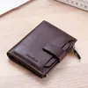 Nueva cartera corta para hombre moda casual coreana cartera con hebilla cartera para dama con múltiples tarjetas licencia de conducir venta al por mayor