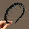 Tiara de dentes alta estilo coreano, fresca e delicada, modelo novo 2026, tiara especial para lavar o rosto, acessório de cabelo, presilha de cabelo