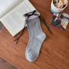 Calcetines para Mujer Dulces de Lunares con Lazo de Cinta Calcetines de Media Pantorrilla Color Japonés Bloque de Color Doble Canalé Borde Enrollado Calcetines de Ajuste Holgado Calcetines sin Costuras