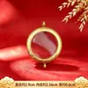 Venta al por mayor de fábrica Caja Colgante Protectora Abrible Transparente Acrílica Acero de Titanio Thangka Gahu Moneda Antigua Accesorios