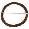 Adornos de corona de ratán navideño accesorios anillo de ratán de madera natural anillo de ratán florista decoración DIY colgante accesorios para sesión de fotos