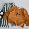 Camiseta infantil Maibao, camiseta básica infantil, roupa íntima de outono para bebê, blusa de manga comprida infantil, roupa infantil de malha