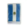 En stock, No. 8, 14*21 cm, Bandera de mano de Argentina con mástil, Bandera del Mundial, Banderas pequeñas de varios países, Hecho a medida