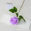 Simulación Rosa Sencilla de Franela Rosa Pared de Flores Cascada Decoración para el Hogar Boda Día de San Valentín Flor de Simulación Flor Falsa
