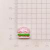 Mini Brillo Hot Dog Hamburguesa Papas Fritas diy Crema Carcasa para Teléfono Móvil Accesorios de Resina Hecho a Mano Horquilla Material para Joyería