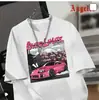 [Código Europeo Transfronterizo] Camiseta de Cuello Redondo Algodón Puro 180g Patrón de Coche y Cerveza--Personalizado